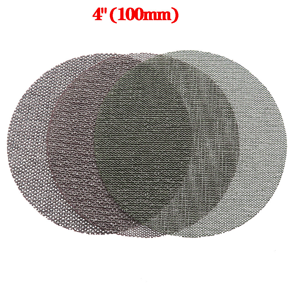 75mm 100mm 125mm 150mm Mesh Dust-free Sanding Discs Hook and Loop Sandpaper Pads
