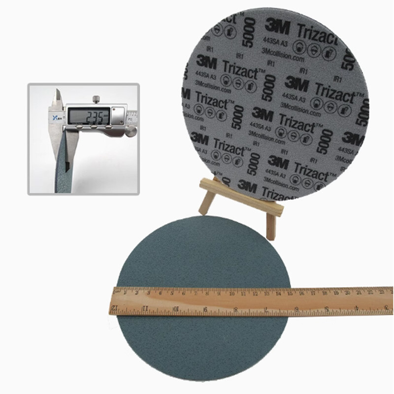 6″ Flocking Sponge Sandpaper 02085 30662 3M Trizact Foam Disc 3000# 5000# Grit