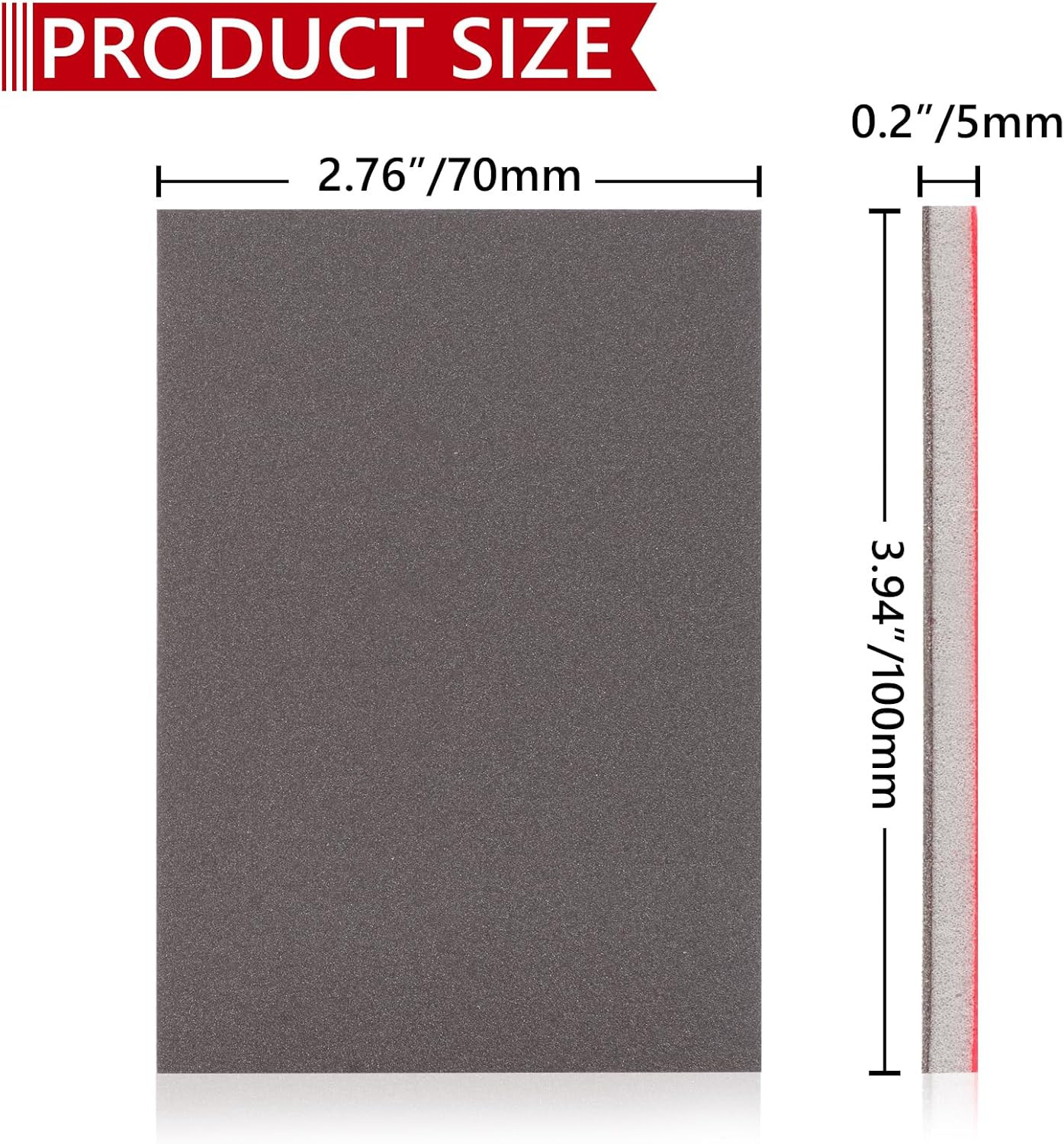 24PCS 3 X 4 Inch Sanding Sponge Set, 120-3000 Grit Soft Foam Hand Sander Block