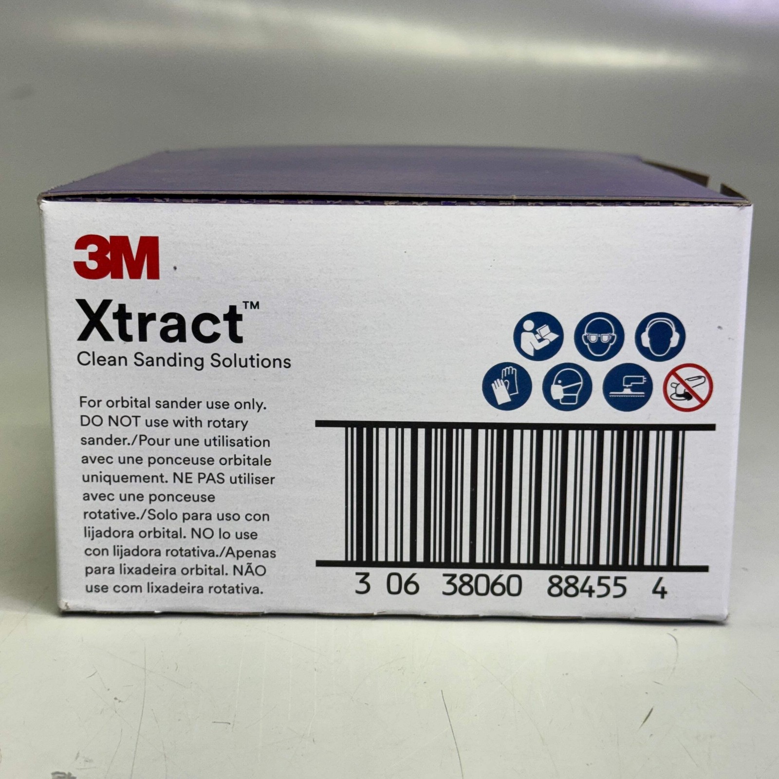 3M (50 PK) 6″ Cubitron II Xtract Sanding Net Disc 710w 80 Grit Purple 88455 Hook
