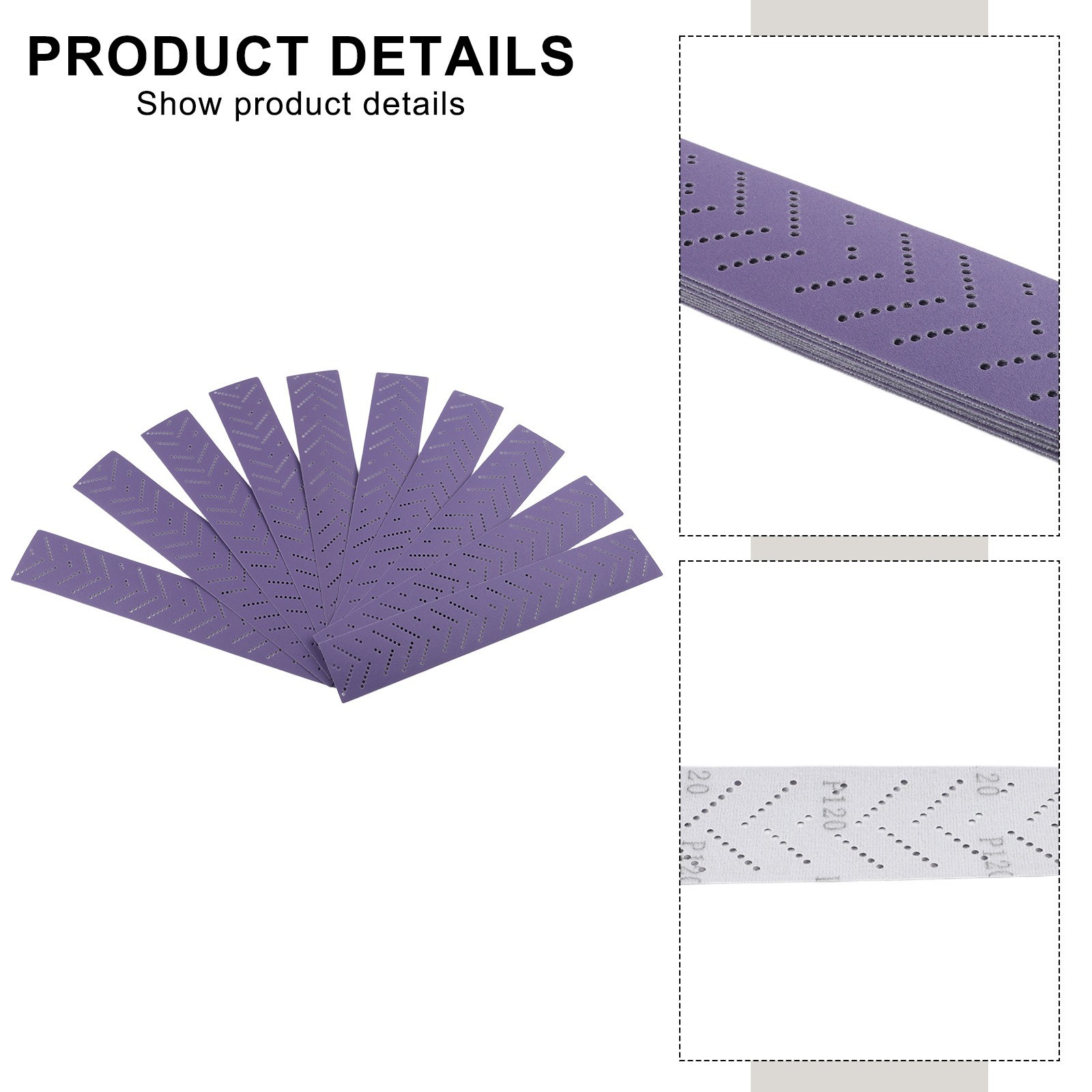 For Automotive Repair Multi-Hole Abrasive Roll Dust-Free Sandpaper Body Repair