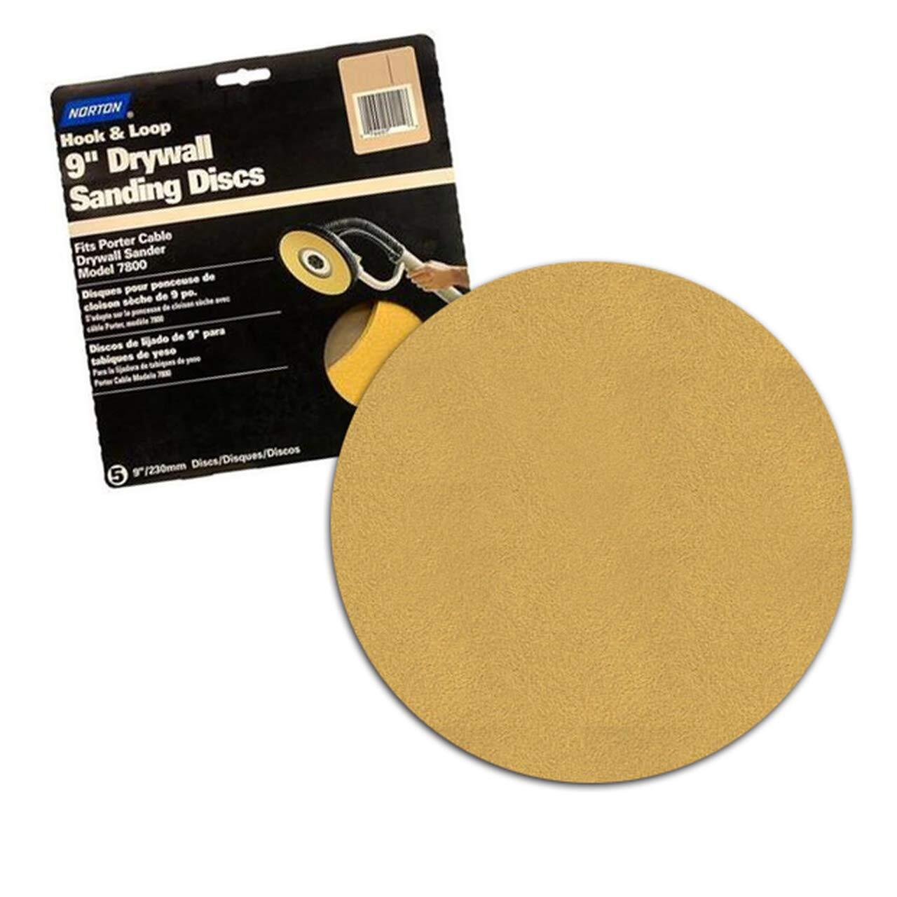 Norton 02463 9″ P150 Wallsand Hook & Loop Disc (for P. Cable 7800) – 15ct. Case