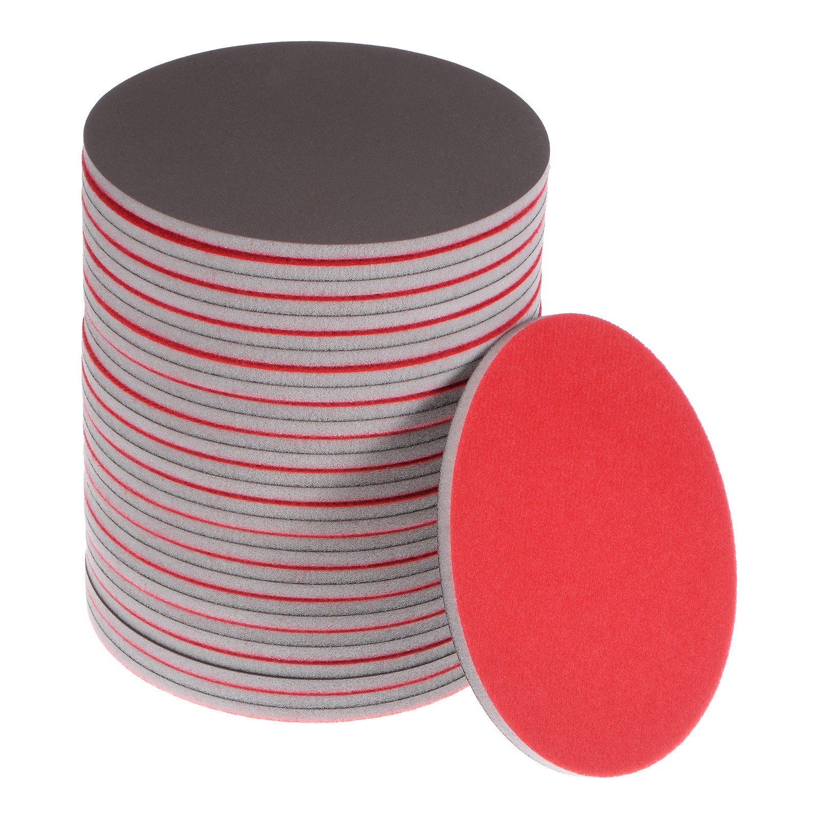 30sets 3000 Grit Sanding Sponge 6 Inch Hook Loop Sponge Sanding Disc Wet/Dry