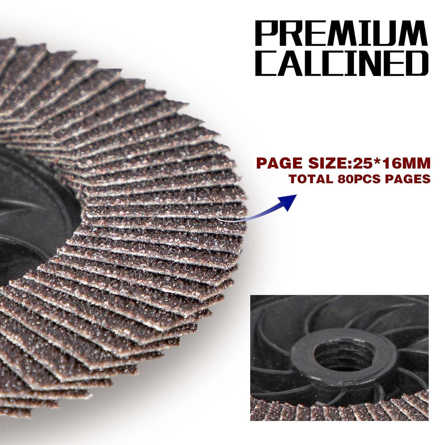 Sali 10 Pack Flap Disc 60 Grit 4.5″ X 5/8-11 Sanding Disc Bevel Type #27 Premiu