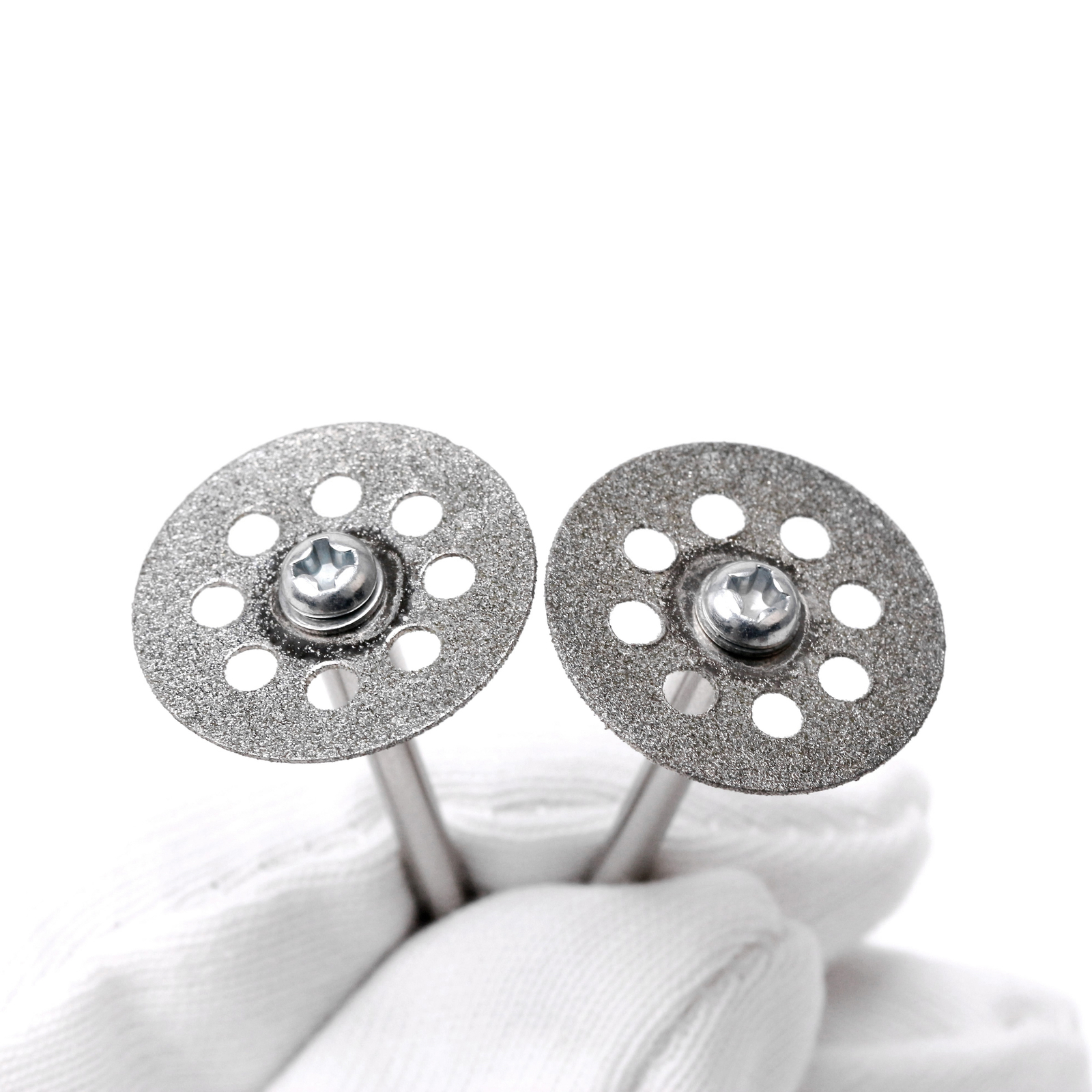 10Pcs 22mm 7/8″ inch Diamond Cutting Wheel Rotary Blades Cut-off Disc Shank 1/8″