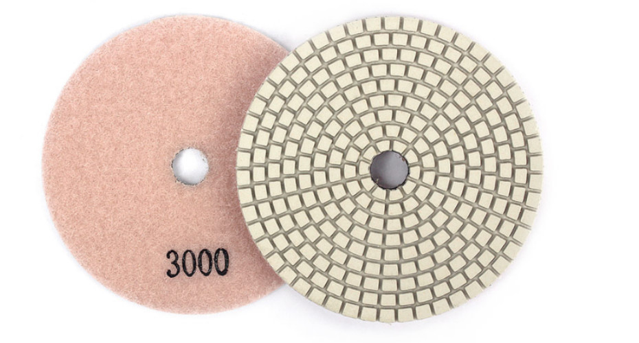 4 Inch 6pcs Diamond Polishing Pads Resins bond 100mm Marble Polishing Discs