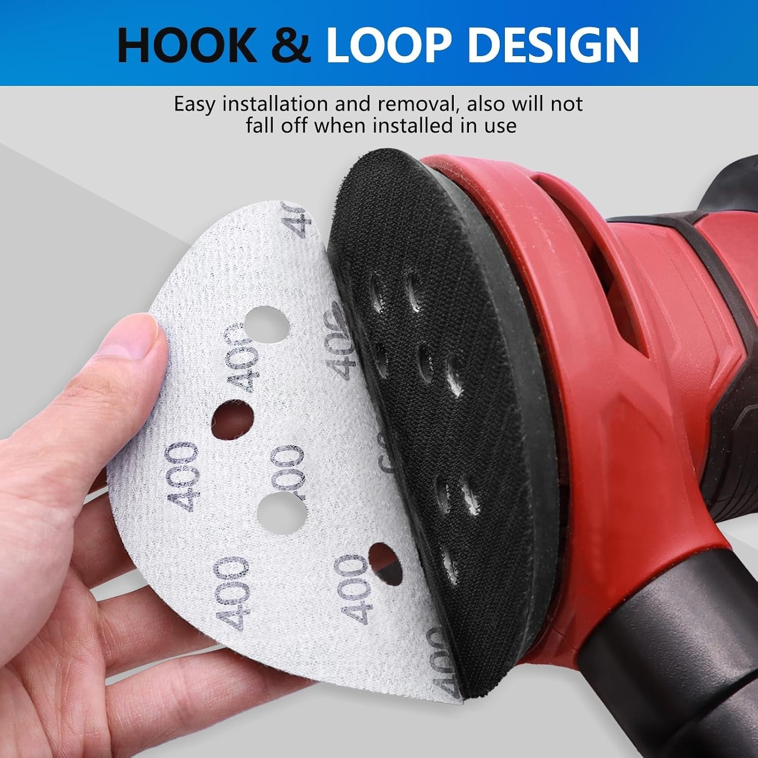 Complete 70-Piece Hook and Loop Sanding Discs for Automotive and Wood Polishing