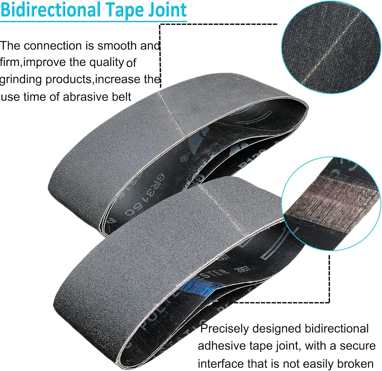 Sanding Belts 4×36 Set 6 Grits 120-1000 Knife Sharpening Metal Grinding Tool