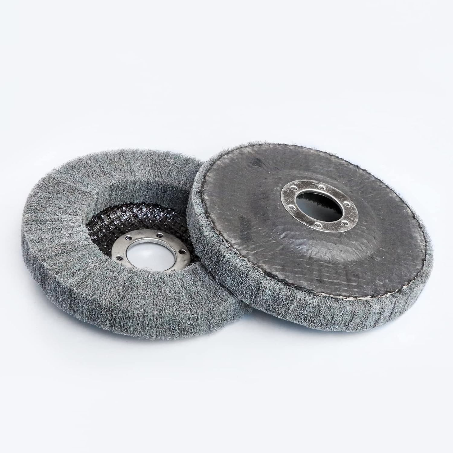 5Pcs 4.5″ x 7/8″ Nylon Fiber Buffing Wheel Scouring pad Flap Polishing Disc…