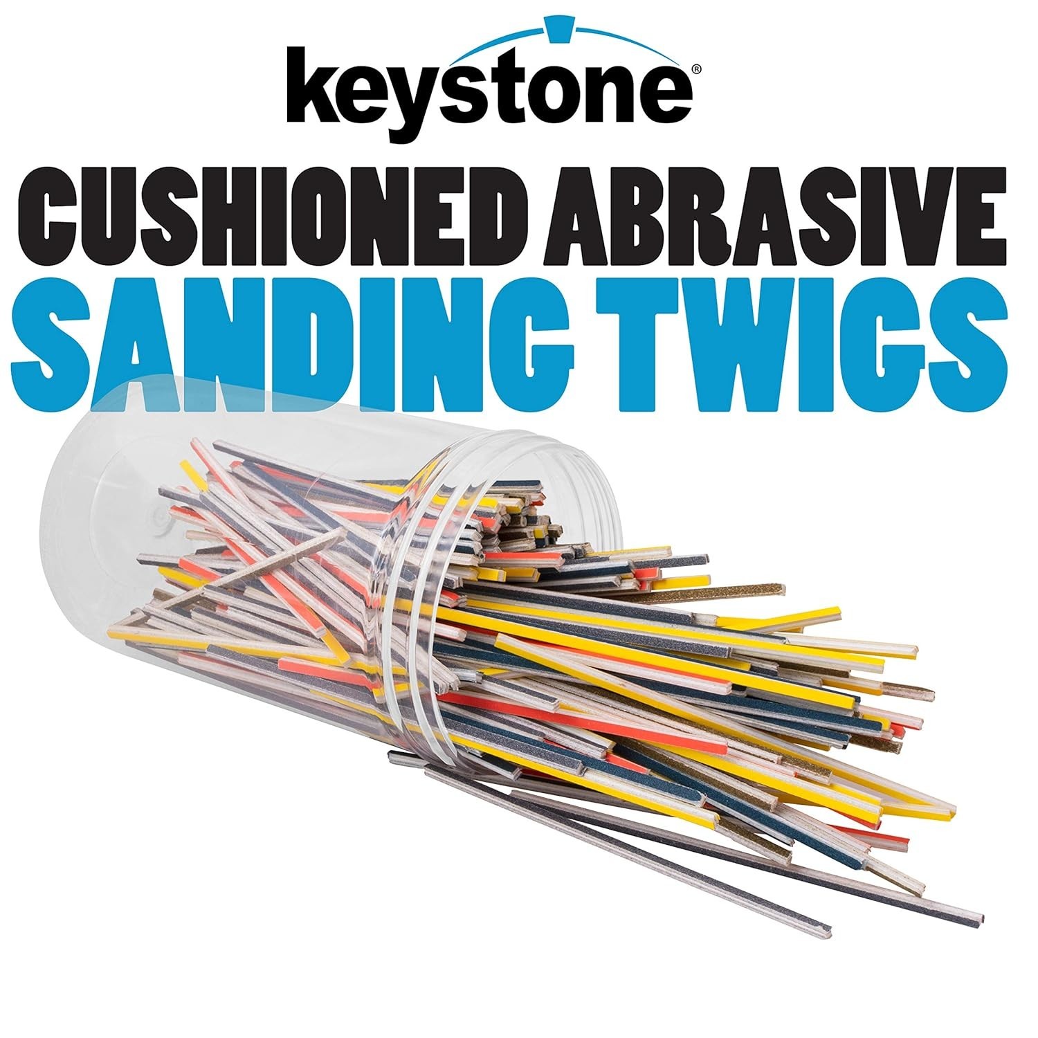 300 Piece Sanding Twigs Kit Ideal for Woodworking, Sanding Sticks