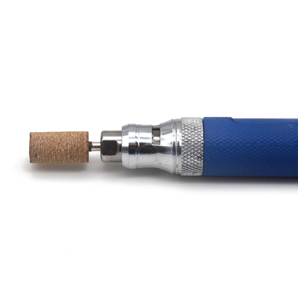 100pcs 1/8 Inch Shank (3mm) Cowhide Grinding Mandrel Mounted Grinding Polishi…