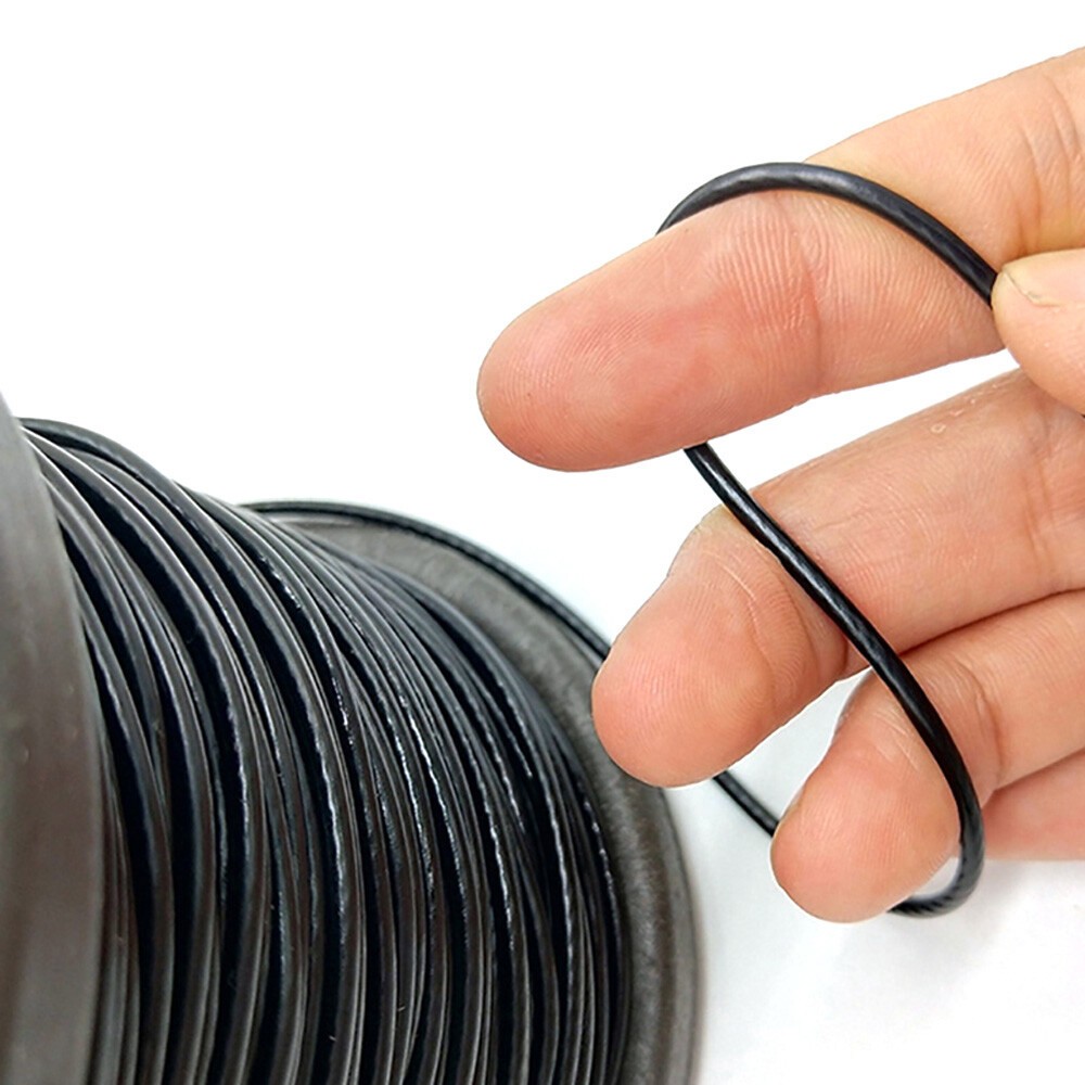 PVC Black Coated Stainless Steel Wire Rope Cable Rigging 1mm 2mm 3mm 4mm 5mm 6mm