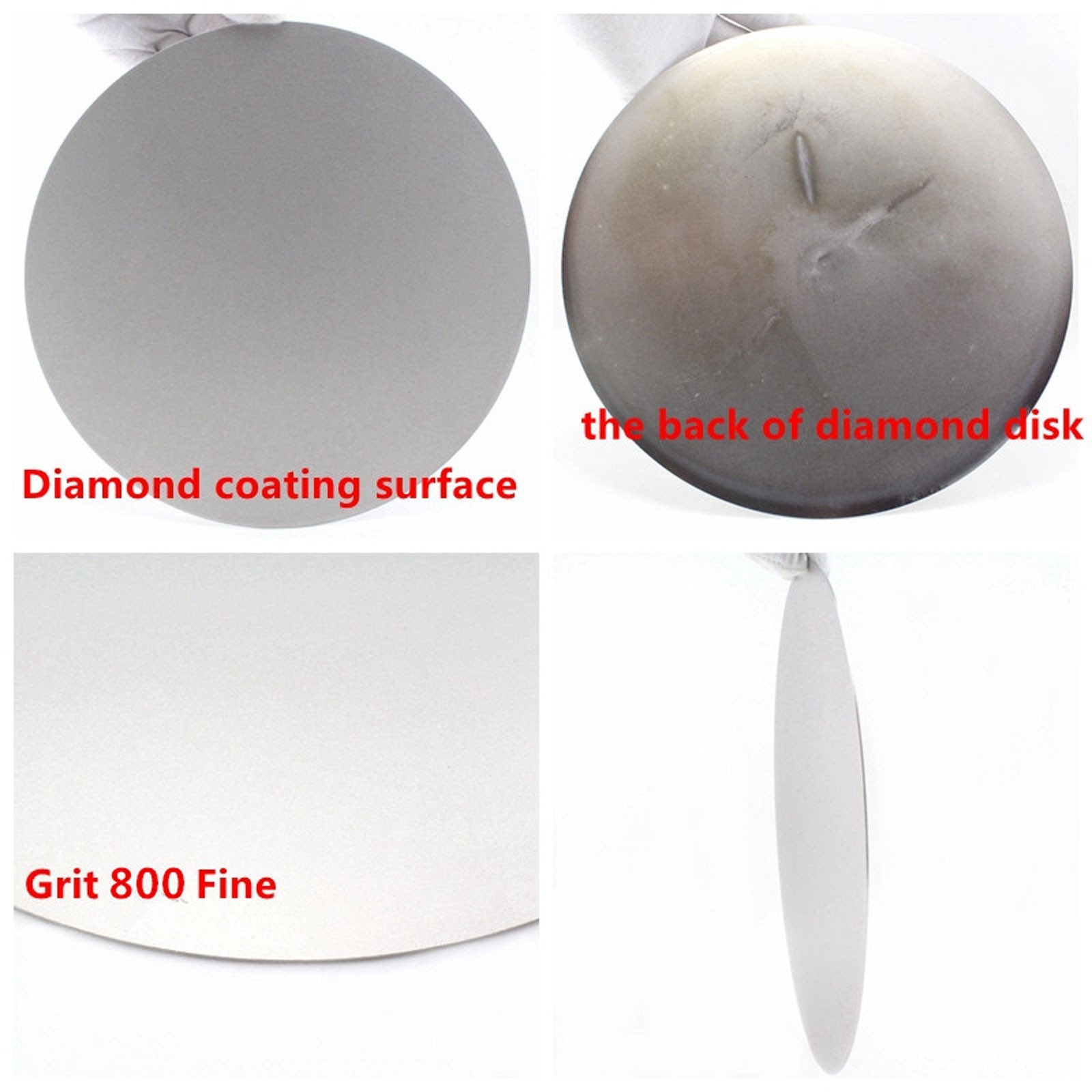 8″ Diamond Grinding Disc Grinder Wheel No Hole Polishing Flat Lap for Jewel Rock
