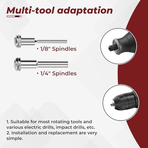 20 Pack 1.5″ Cut Off Wheels with 2 Shank(1/4″ Mandrel+1/8″ 1.5″20Pcs
