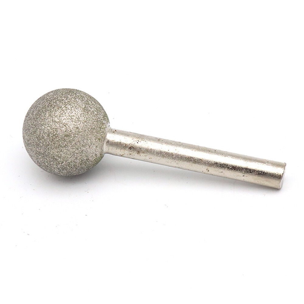 4mm~18mm Diamond Burr Grinding Head Drill 3/6mm Shank Carbide Rotary Tools File