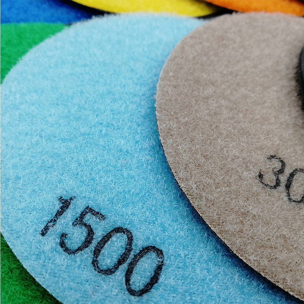 4Inch Diamond Polishing Pads Granite Marble Sanding Discs 5/8-11 backer