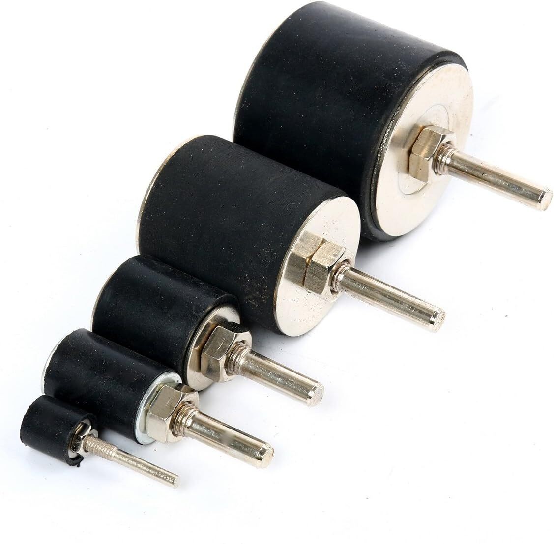 25Pcs Sanding Drum Set for Woodworking Drill Press Sander Round Sleeves Tool Kit
