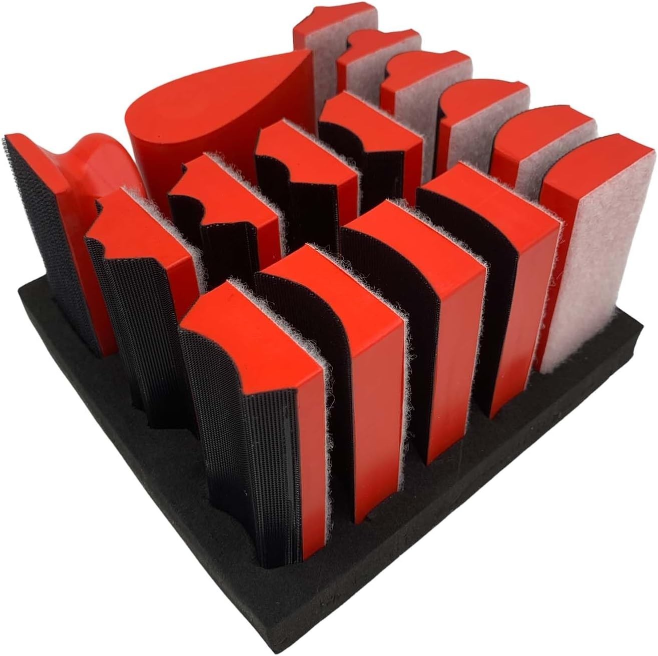 Interchangeable Contoured Sanding Pad Kit