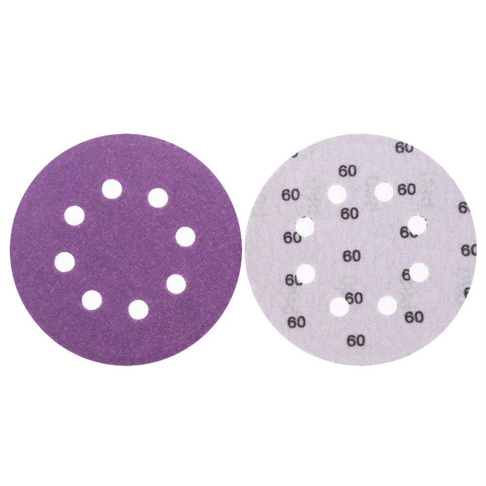 125mm 150mm Sanding Discs Wet Dry Orbital Sandpaper Hook Loop Pads Grit 60-10000