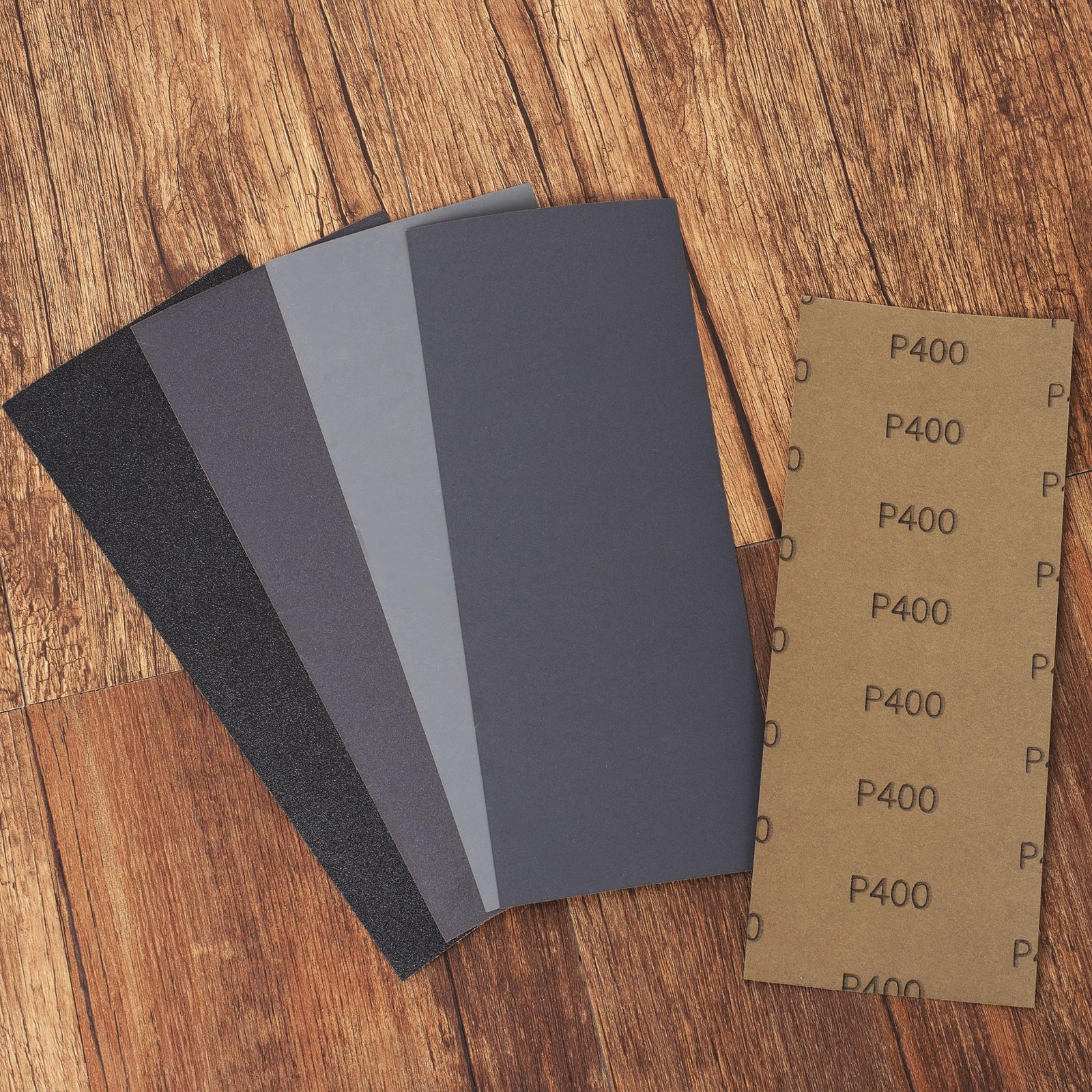 Sandpaper Assortment 100 Pcs 120 to 5000 Grit Sand Paper Sheets Wood Metal Plast