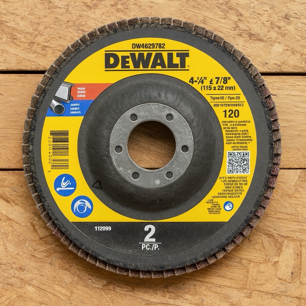DeWALT (Pack of 2) DWA8207B2 4-1/2 x 7/8-inch 60 Grit T29 Flap Discs