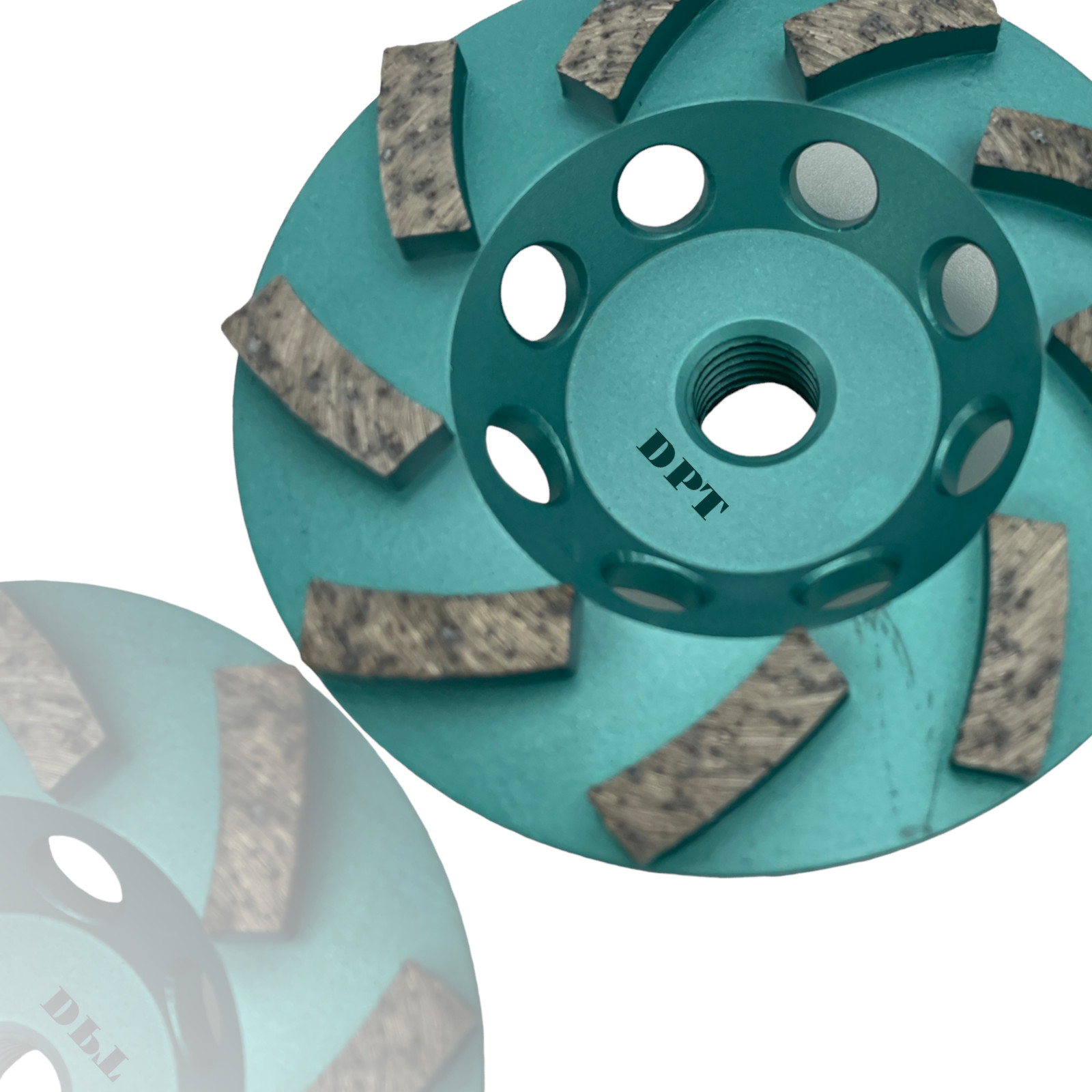 3 PACK 4 1/2 Inch Diamond Cup Wheels for Concrete Angle Grinders Stock removal