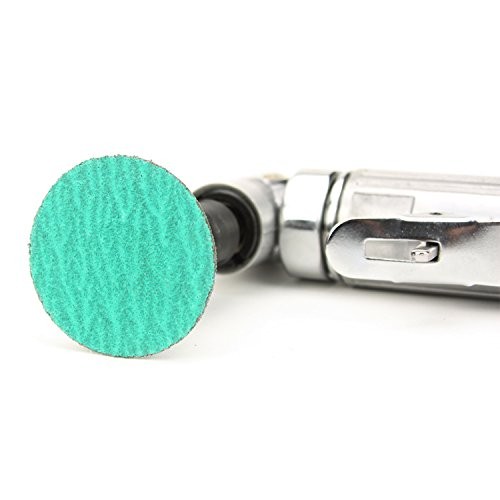 Green Zirconia with Grind Aid Quick Change Sanding Discs R Roll On, 2″ (36 Gr…