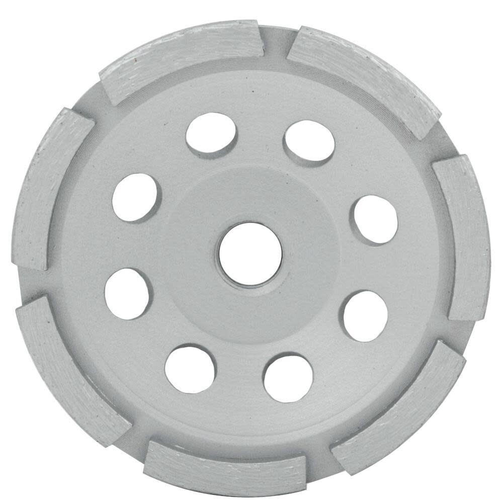 Milwaukee 7 Inch Single Row Segmented Rim Diamond Cup Wheel For Concrete,