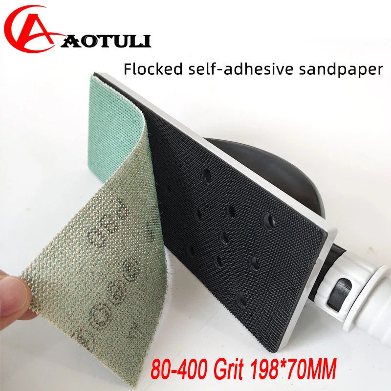Mesh Sandpaper Dust-free Anti-Blocking 70X198MM for MIRKA/FESTOOL Sander （30pcs）