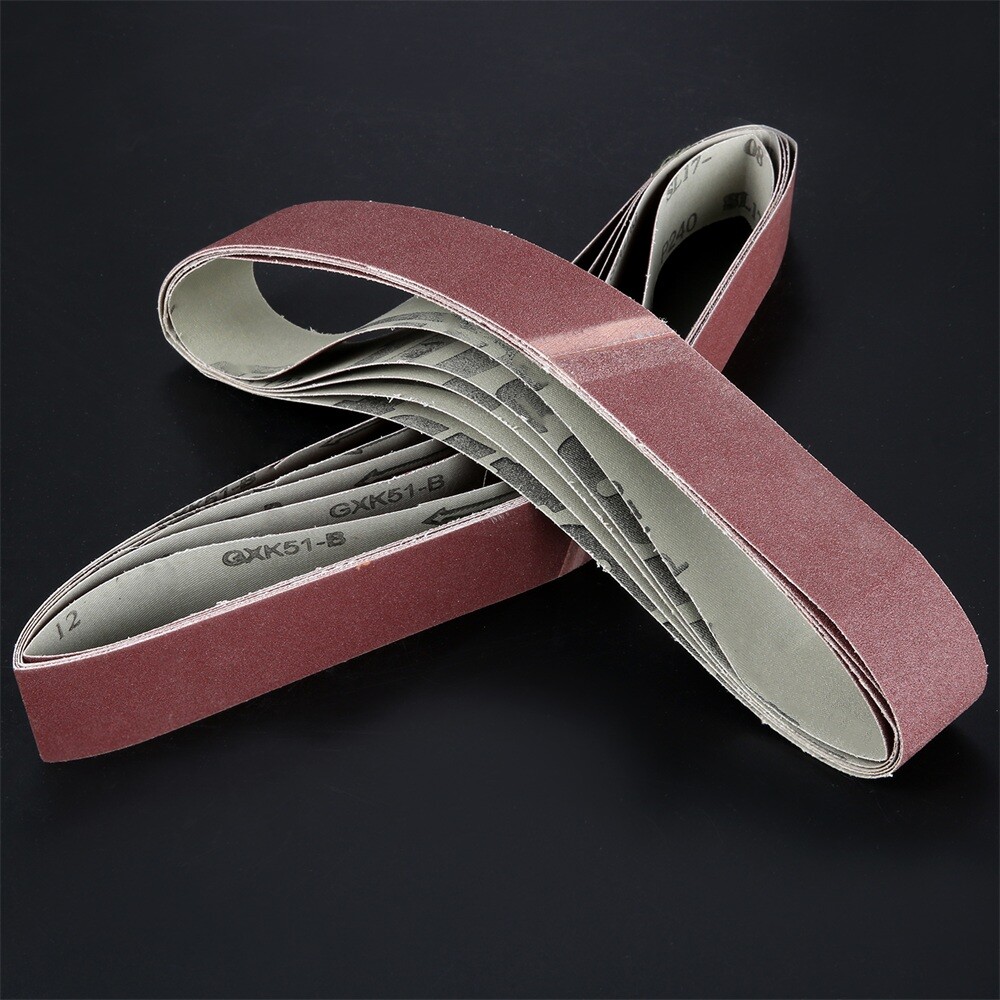 5pcs Sanding Abrasive Belts Polishing Grinding Papers 60#-800# Grit 760mm*40mm