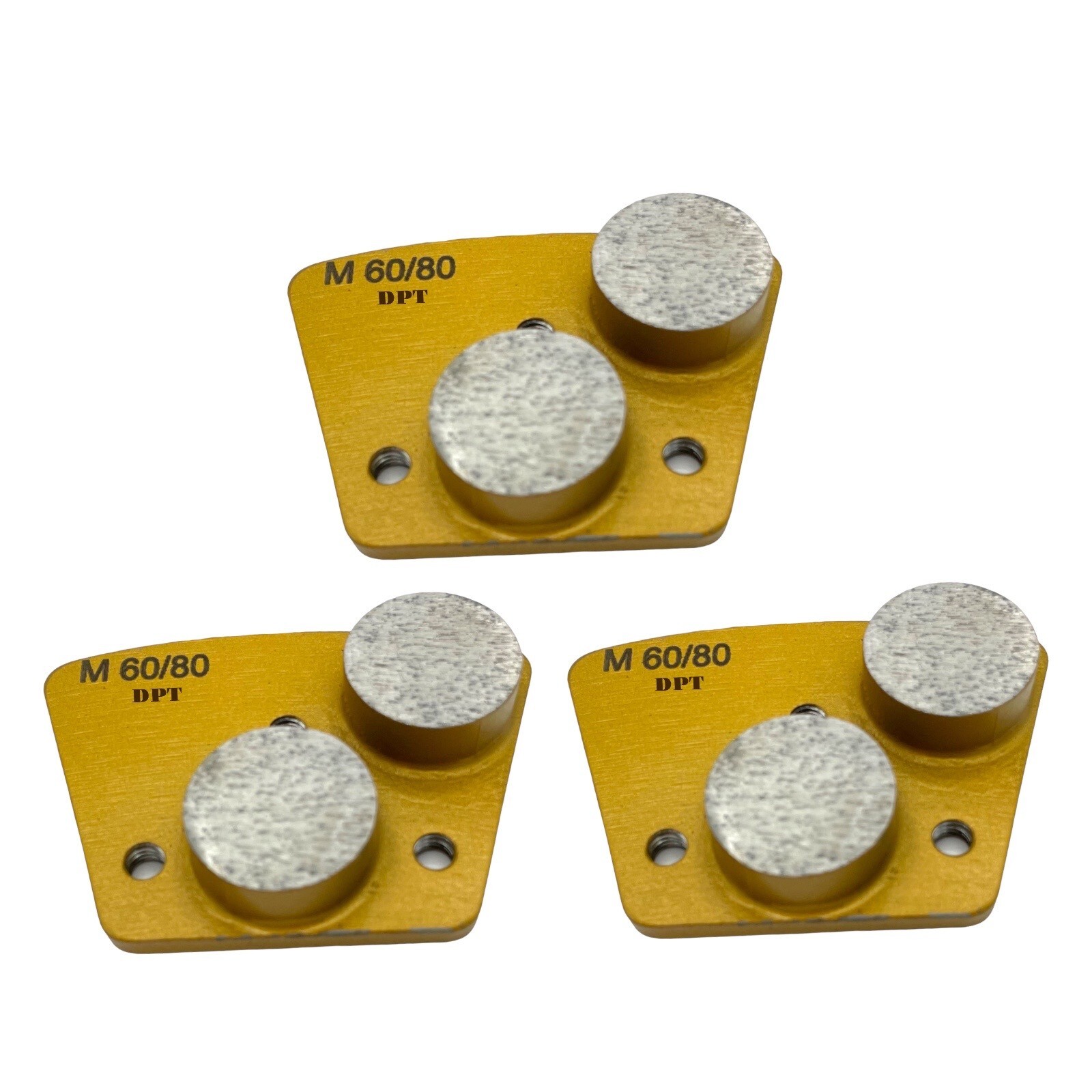 Trapezoid Grinding Discs for bolt-on Concrete Grinders Medium Bond 60 Grit