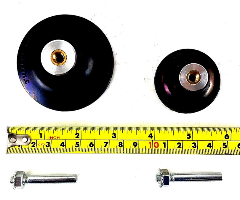 New 2″ and 3 ” Roloc Roll & Lock Rotary Sanding Disc Pad Holder 1/4″ Shank
