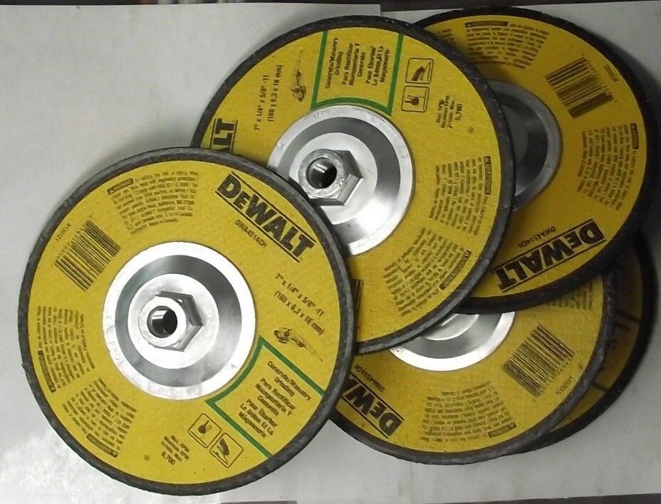 Dewalt DWA4514CH 7″ x 1/4″ x 5/8-11 Concete Masonry Grinding Wheel 5pcs.