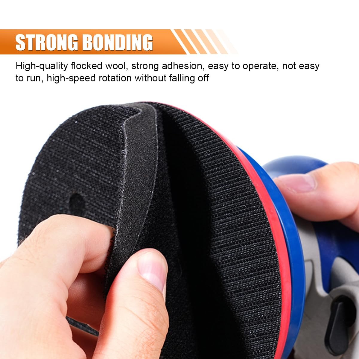 5 Inch 8 Hole Hook and Loop Backing Pad Protector MultiHole Pad Saver for Ra…