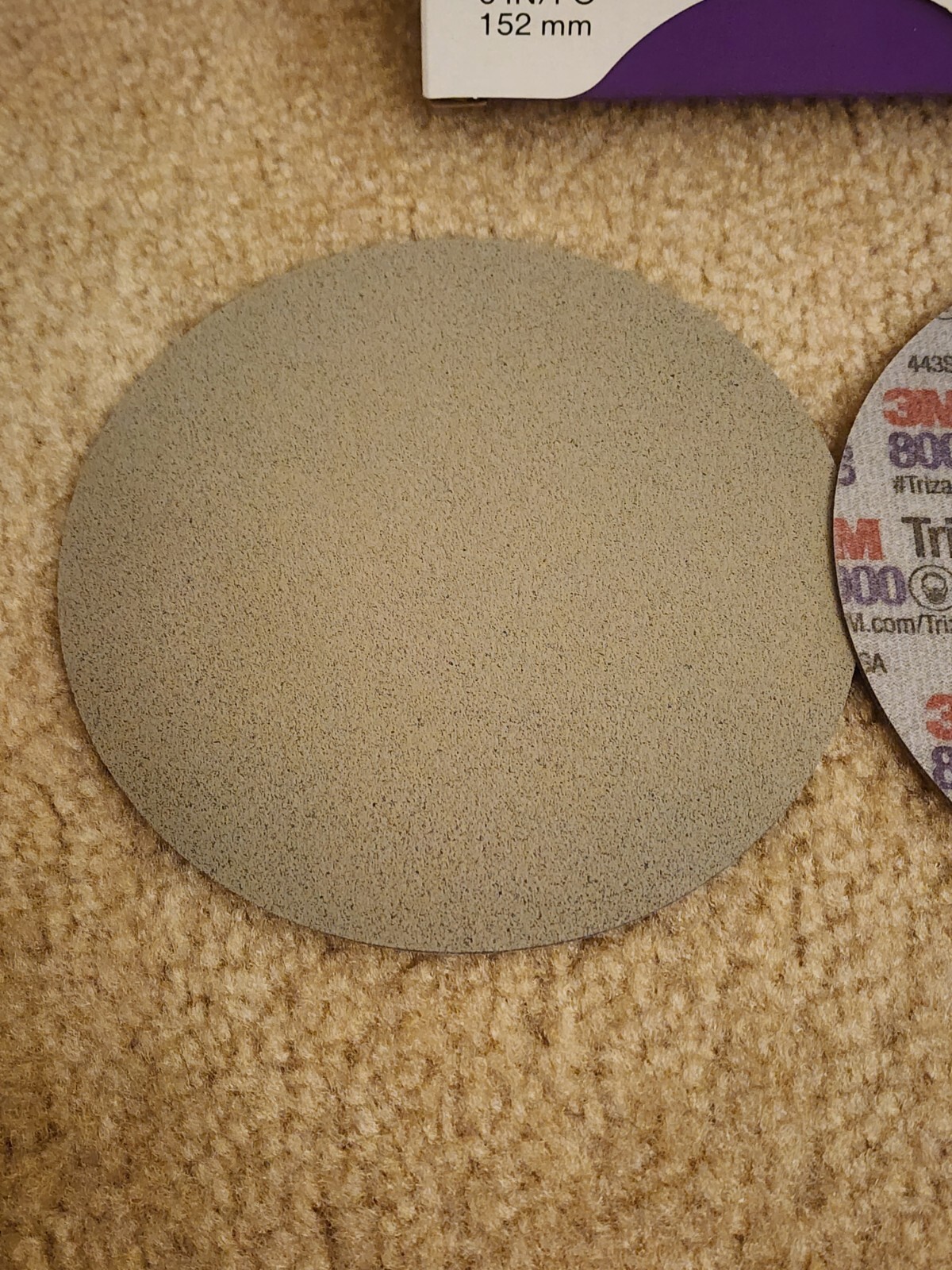 3M 30806 Trizact Hookit Foam Discs, 6 in 8000 grit (1 Single Disc) Fast Same Day