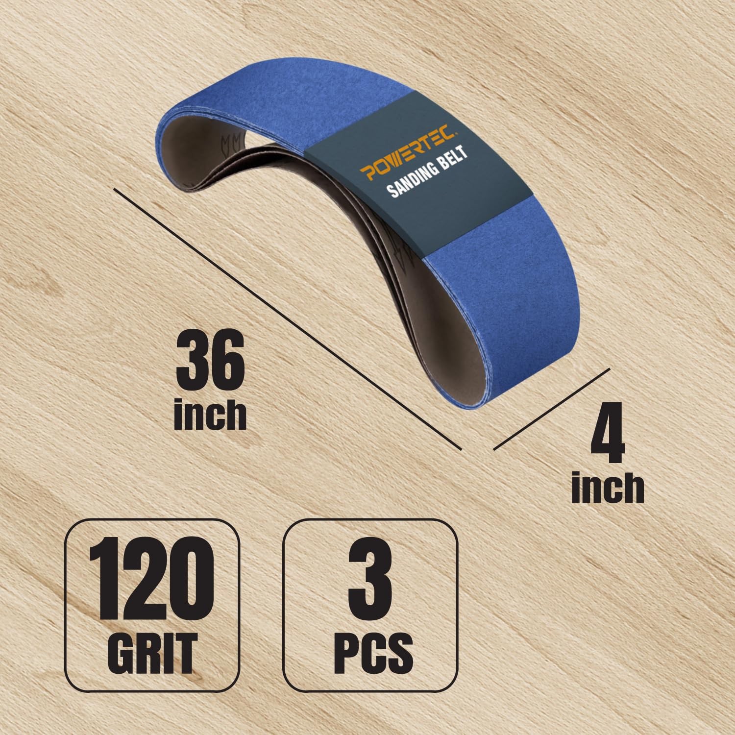 4 X 36 Inch Zirconia Sanding Belts 120 Grit Belt Sander Sanding Belt For Bench S