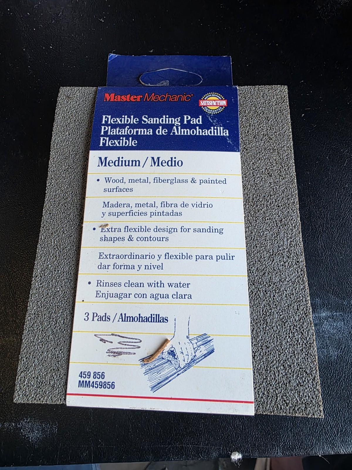 Master Mechanic 5.5″ x4.5″ Flexible Sanding Pad Medium