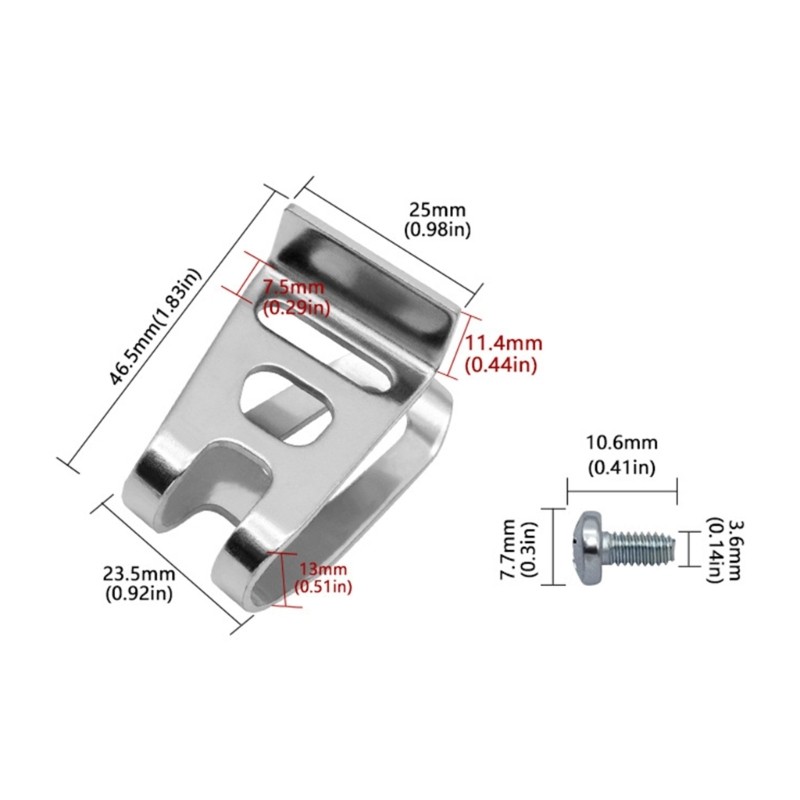 Belt Clip Hook For 18V Cordless Drills Driver Electric Drill Belt Hook Power