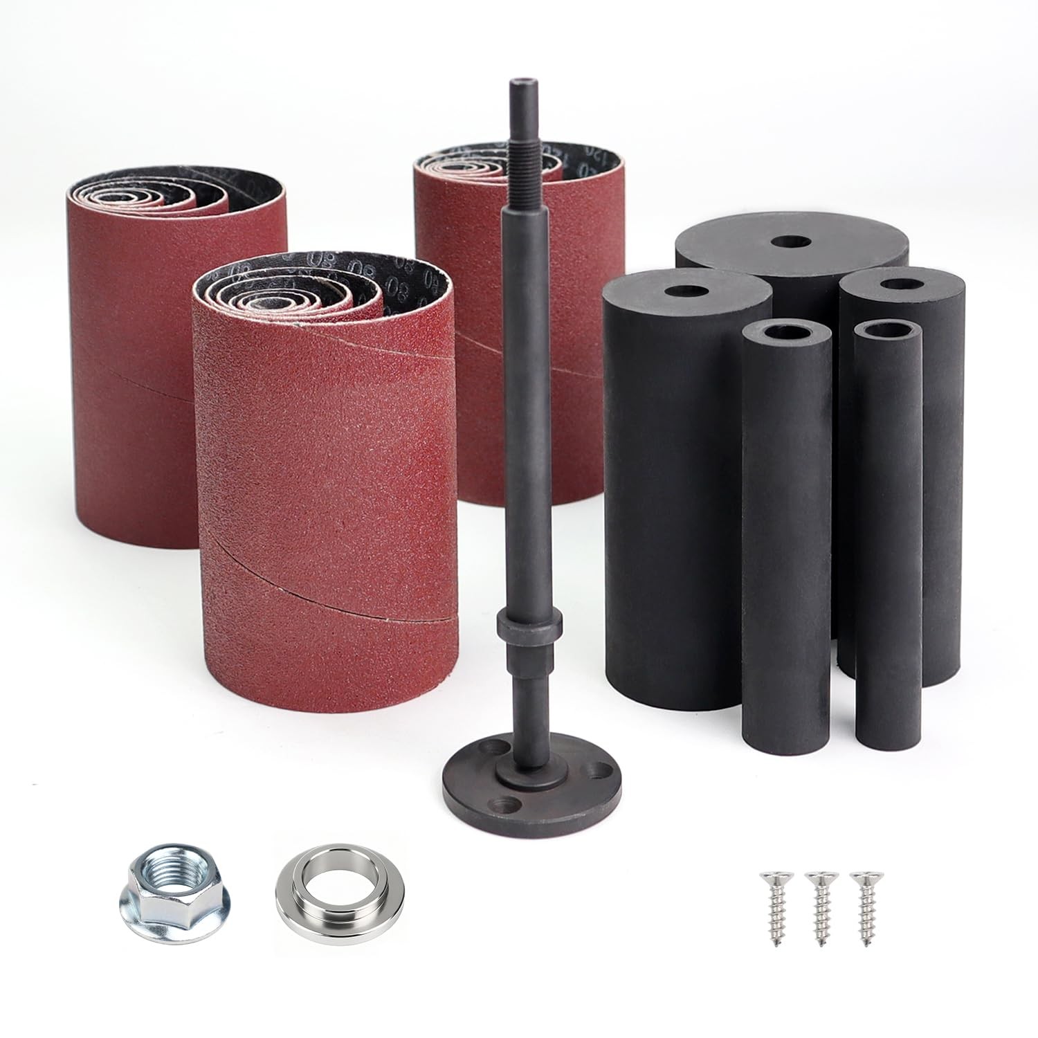 Scottchen PRO 4-1/2 Drill Press Sanding Spindle Kit,Spindle Sander Drum Kit