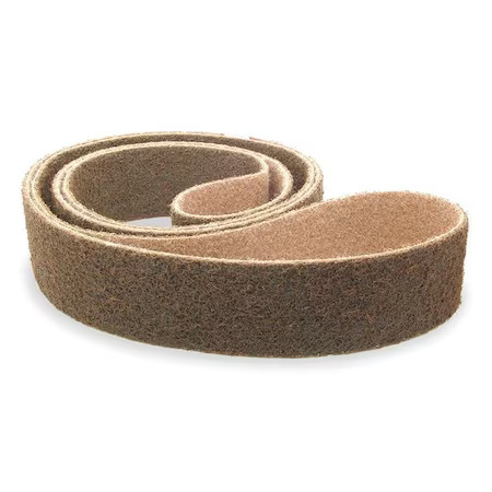 Arc Abrasives 64010421 Sanding Belt, 1 In W, 42 In L, Non-Woven, Aluminum