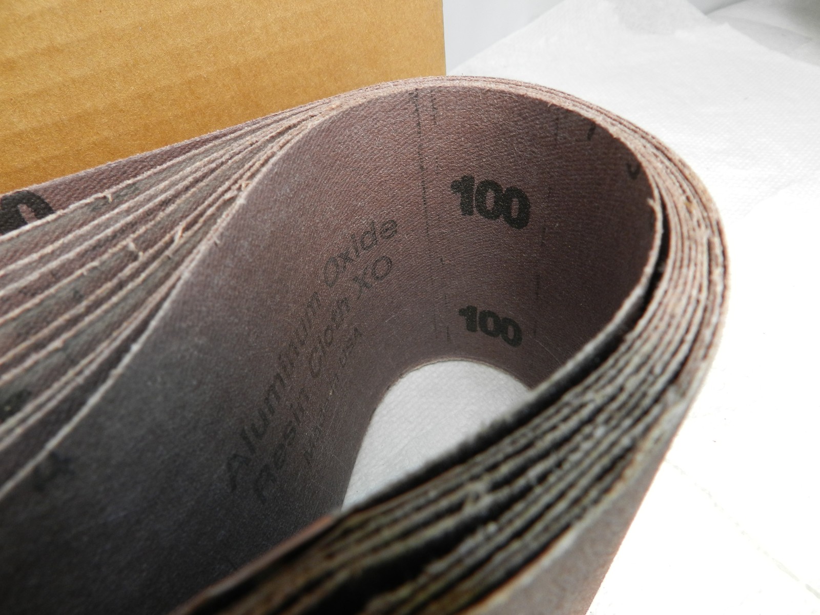 10 PACK 3×21 Inch Sanding Belts Sander Sheet 100 Grit Aluminum Oxide (N18J)