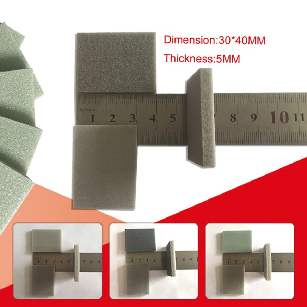 30*40mm Wet Dry Spong Sanding 300-3000 Grit Hook Loop Sandpaper Polishing Block