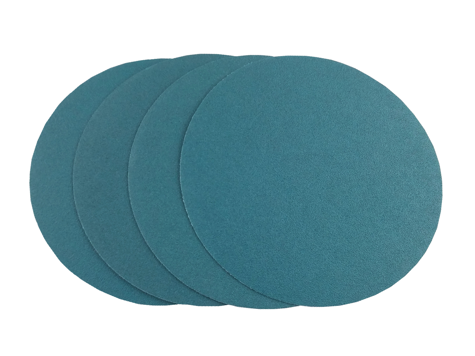 6″ Blue Zirconia Cloth Hook and Loop Sanding Discs (25 Pack, 100 Grit)
