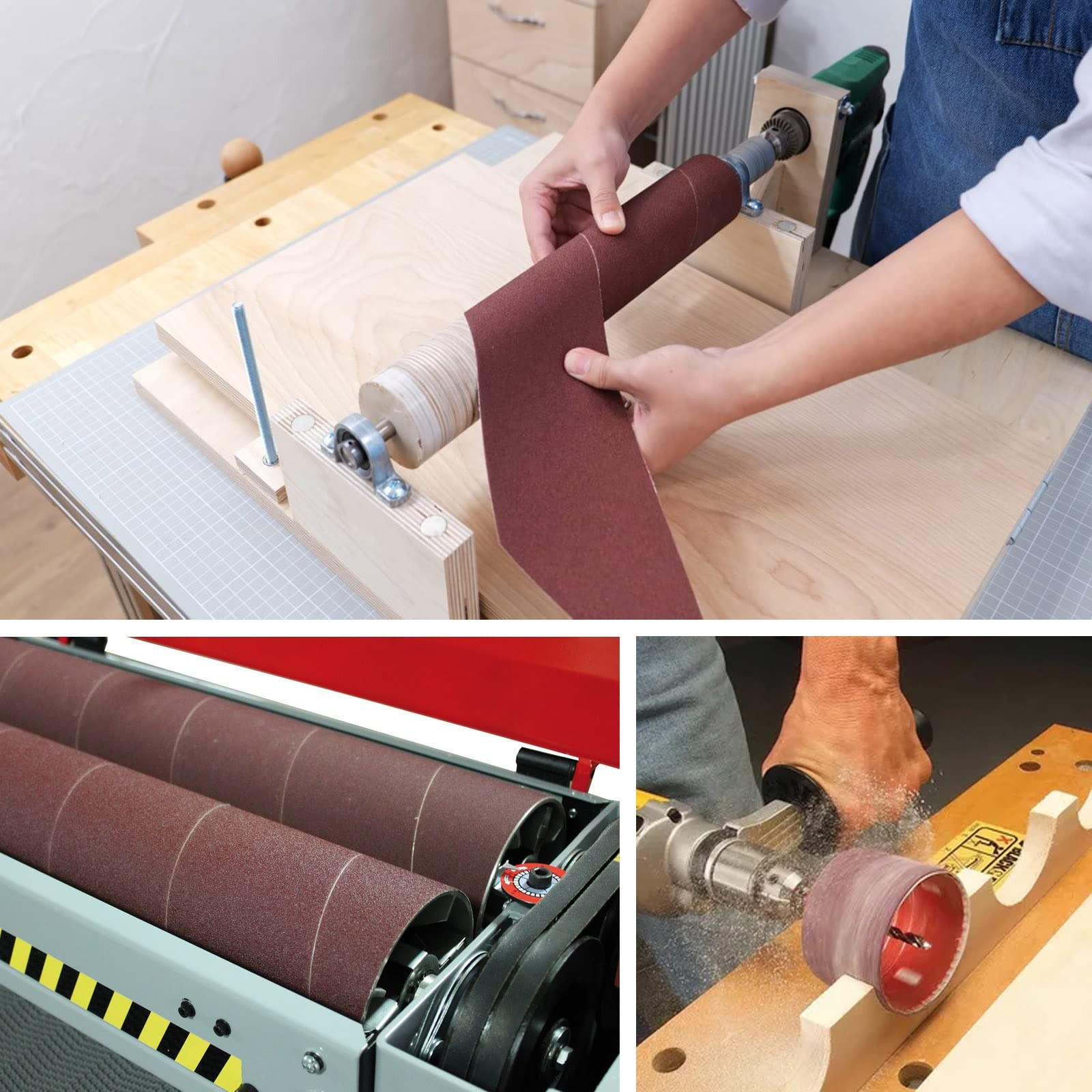 80 Grit Sandpaper Roll, 3 Inch x 49 Feet Emery Cloth Roll Aluminum Oxide Abra…
