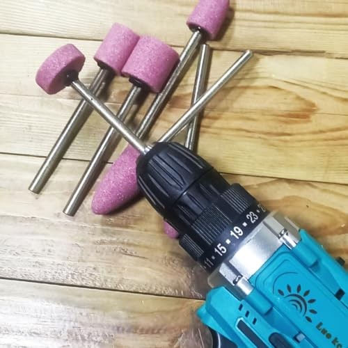 ??? ?? 10 Pcs 85mm Extra Long Shank Rotary Grinding Stones – 1/4” Round