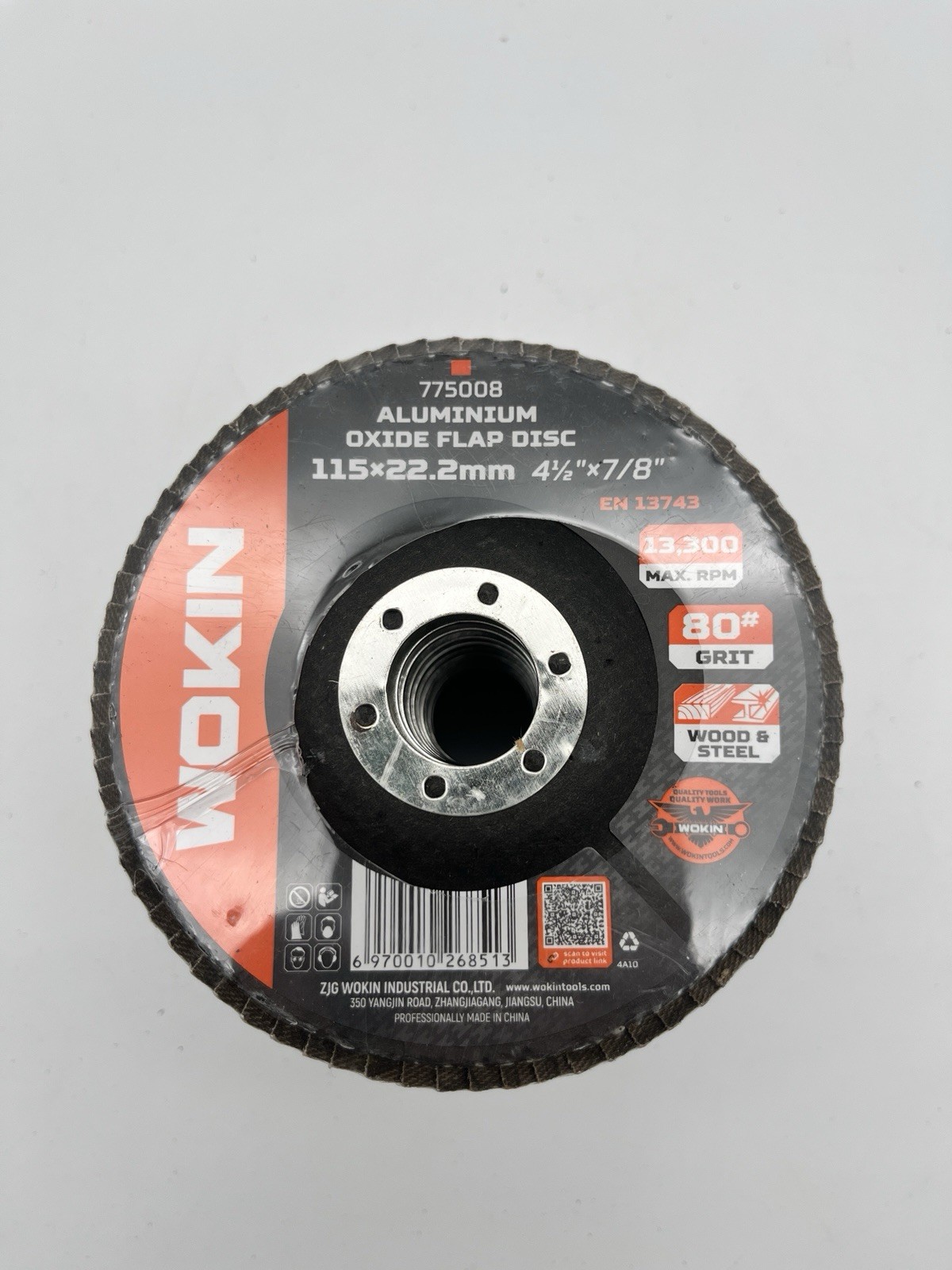 10 PACK 4.5 Inch Flap Disc 4-1/2″ 80 Grit Angle Grinder Sanding Grinding Wheel