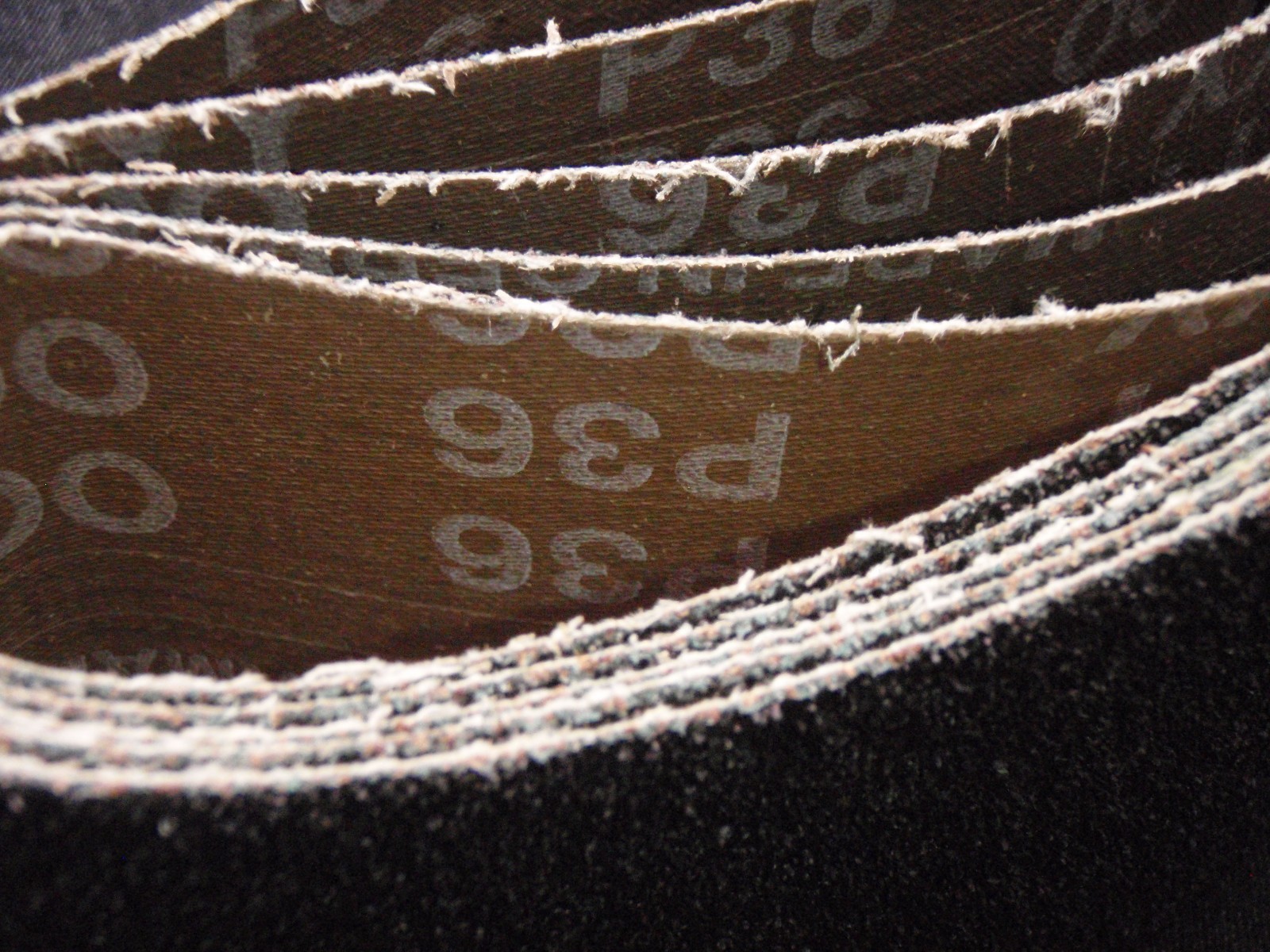4 X 24 Aluminum Oxide Sanding Belts (lot of 55, various grits)