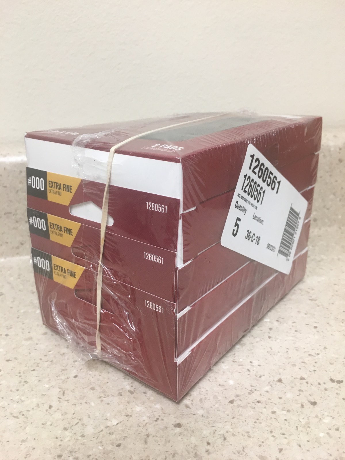 000 Grade Extra Fine Finishing Pad #1260561 (10 pk)