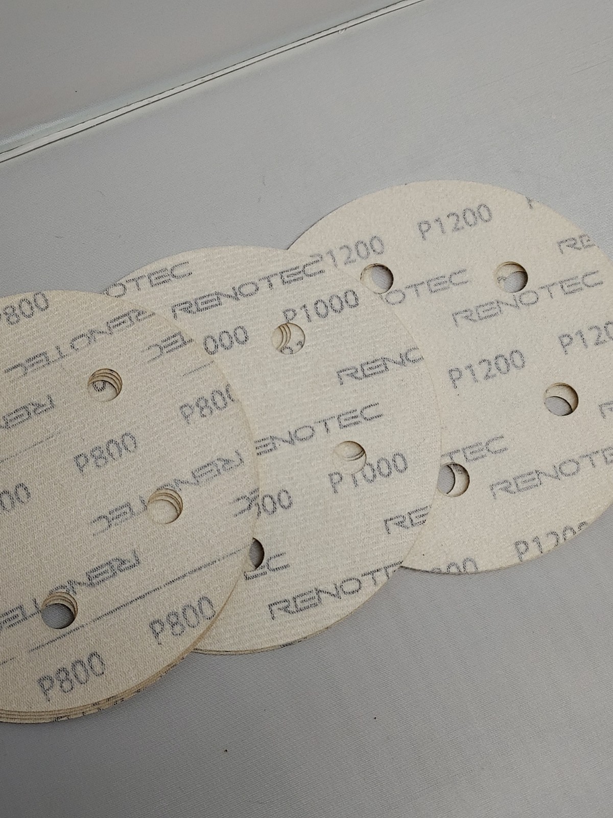 48pcs Hook & Loop Sanding Discs 5 Inch 5 Holes for Orbital Sanders 125mm Variety