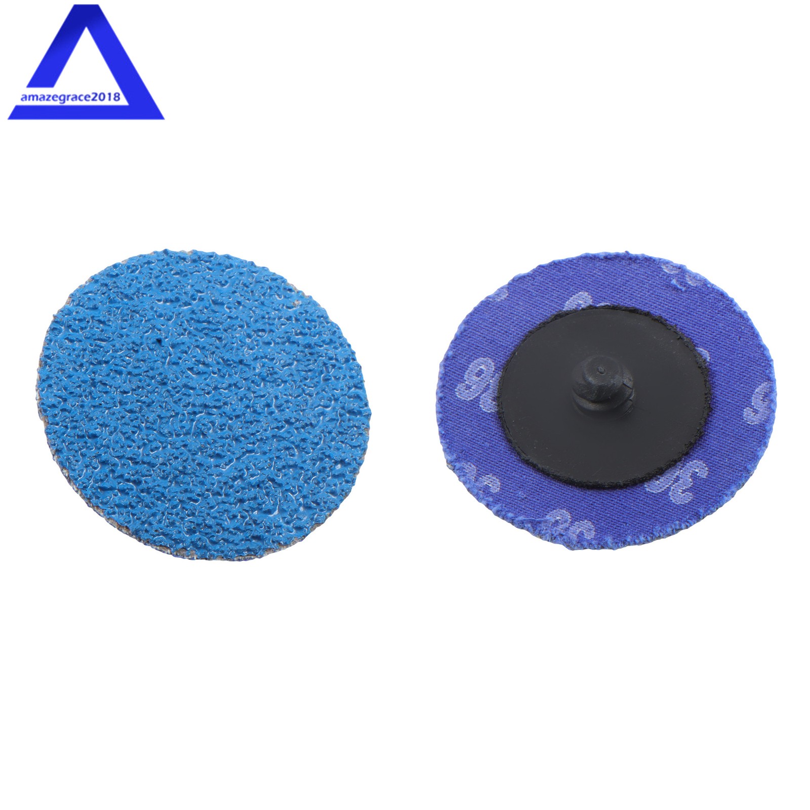 80Pcs 2″ Roll Lock Sanding Disc Set 36/60/80Grit 1/4 Shank for Drill Die Grinder